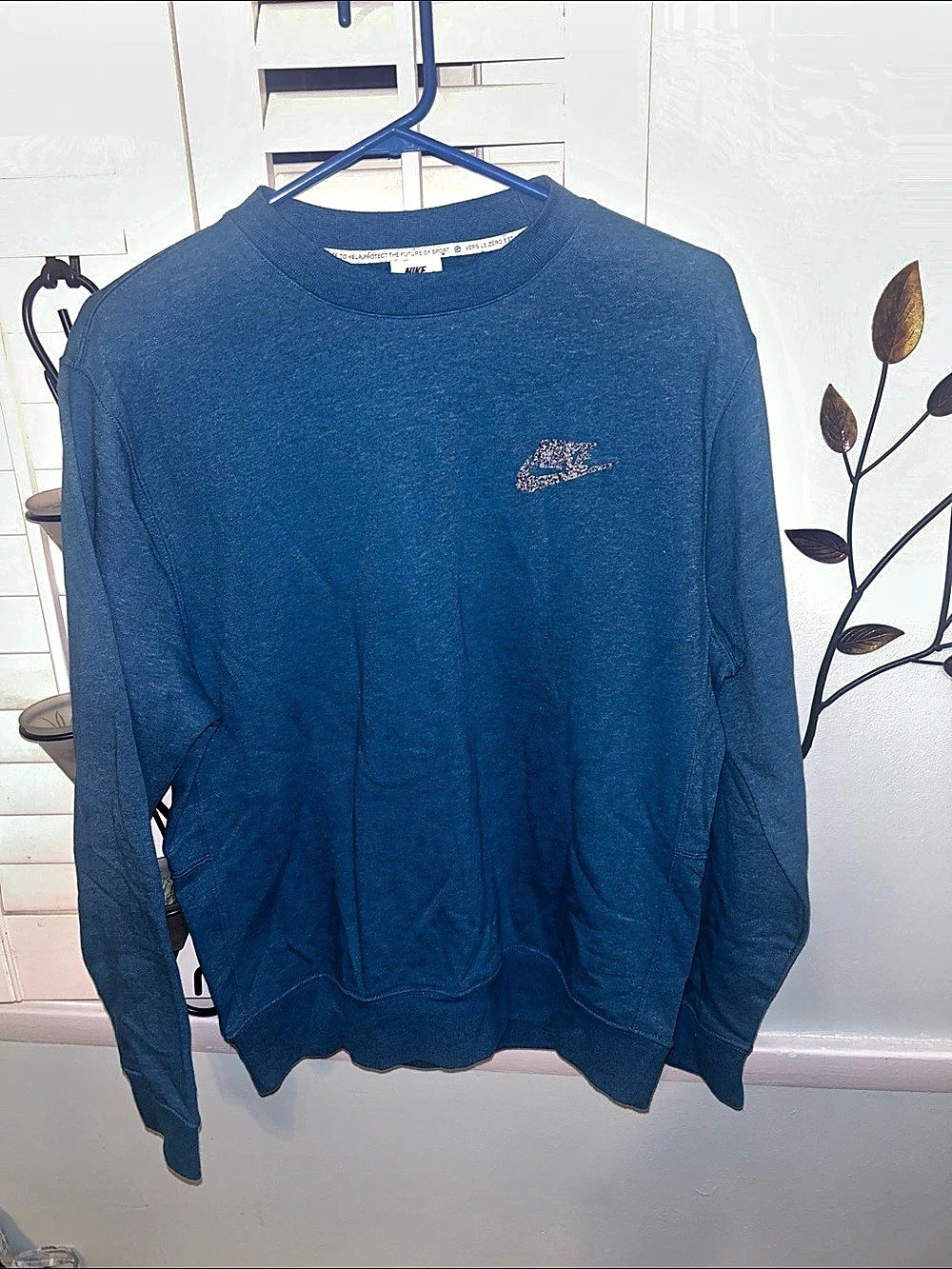 Nike Sportswear Sport Essentials+ Crewneck Sweatshirt Blue Small